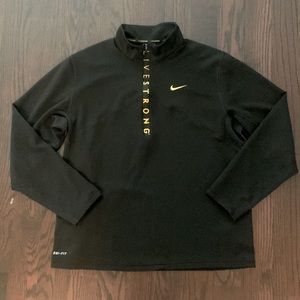 Nike Livestrong dri-fit pullover, XL